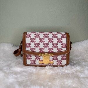 Celine Teen Triomphe Limited Edition Women Handbag Crossbody Shoulder Bag